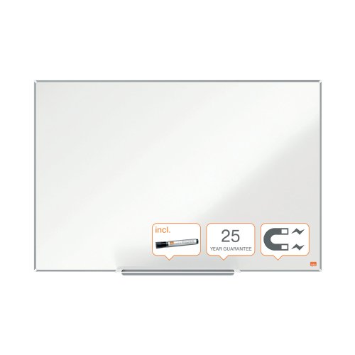 Nobo Impression Pro Enamel Magnetic Whiteboard 900x600mm 1915395 - NB61300