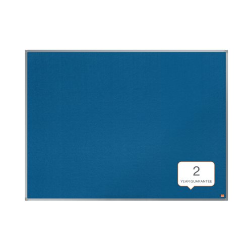 Nobo Essence Felt Notice Board 1800 x 1200mm Blue 1915438