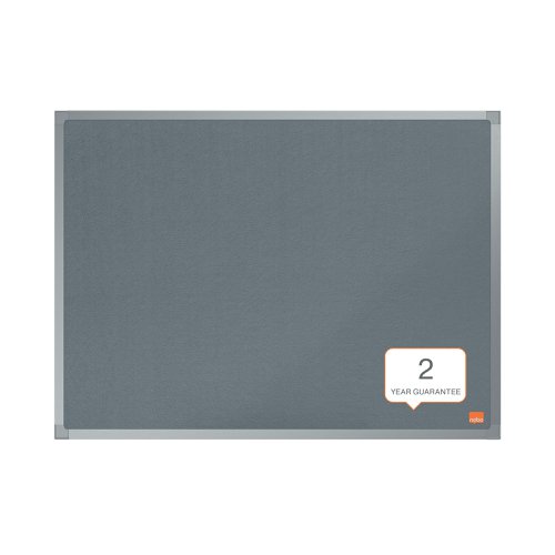 Nobo Essence Felt Notice Board 1800 x 1200mm Grey 1915440