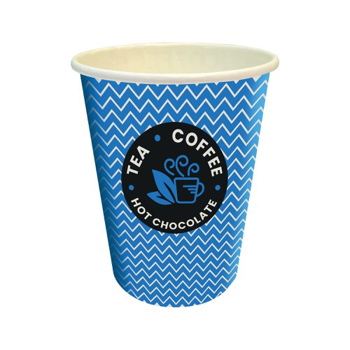 Cup 8oz Hot Drink Blue (Pack of 50) NU903005