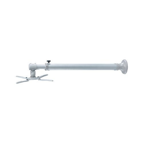 This wall mount is easy to install and suitable for projectors using the mounting holes on the bottom side of the projector. Supporting the weight of up to 12kg, this depth adjustable mount features tilt, rotate and swivel technology, allowing most viewing angles. Supplied in silver.