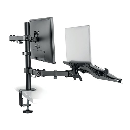 Neomounts Dual Monitor Arm Full Motion for Monitor Screen and Laptop Black FPMA-D550NOTEBOOK