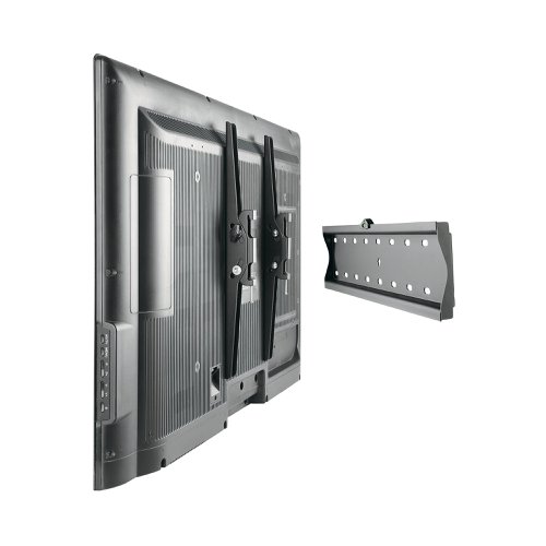 This wall mount is easy to install with an integrated bubble spirit level for precision. Supporting the weight of up to 40kg, this tilting wall mount is compatible with flat televisions from 32 up to 55 inches. Supplied in black.