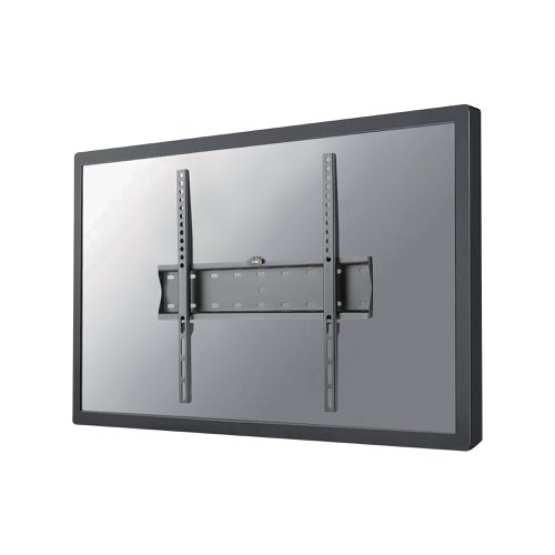 This wall mount is easy to install with an integrated bubble spirit level for precision. Supporting the weight of up to 40kg, this fixed wall mount is compatible with flat televisions from 32 up to 55 inches. Supplied in black.