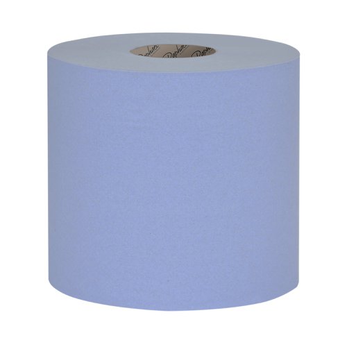 Raphael 1Ply Blue Roll Towel 250m x 200mm (6 Pack) RT1B250R