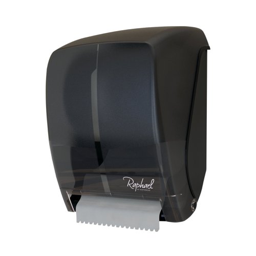 Raphael Mechanical Hands Free Roll Towel Dispenser Smoke MHFSMORA