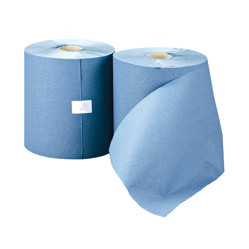 Leonardo 1-Ply Hand Towel Roll Blue (6 Pack) RTB200NDS