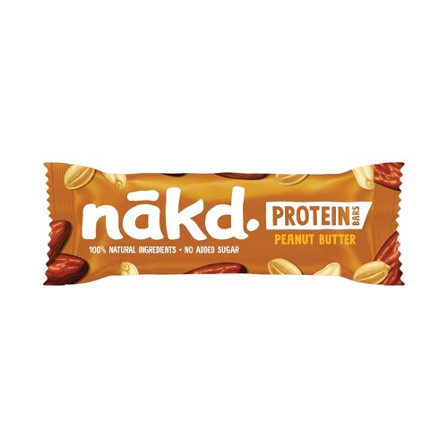 Nakd Peanut Butter Protein Bars 45g (Pack of 16) 70104899