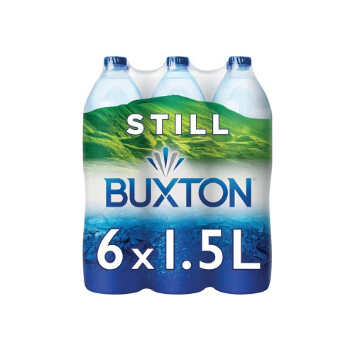 It takes 5,000 years for Buxton Water to naturally rise up through ancient rock and reach the surface in the historic spa town of Buxton, in the British Peak District. As it overcomes obstacles on its way up, it is filtered by limestone and combined with a unique blend of minerals. The bottles are made from recycled and recyclable plastic which is produced in a zero-waste certified factory. Buxton and Mind have joined forces on a shared mission to support Mental health through exercise and hydration. This pack contains six 1.5 litre bottles of still mineral water.