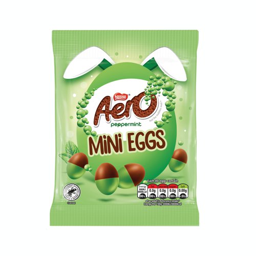 Nestle Aero Peppermint Mini Egg Bag 70g 12584135 | NL14235 | Nestle