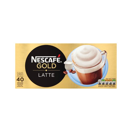 Nescafe Latte Coffee Sachets 720g (Pack of 40) 12579323