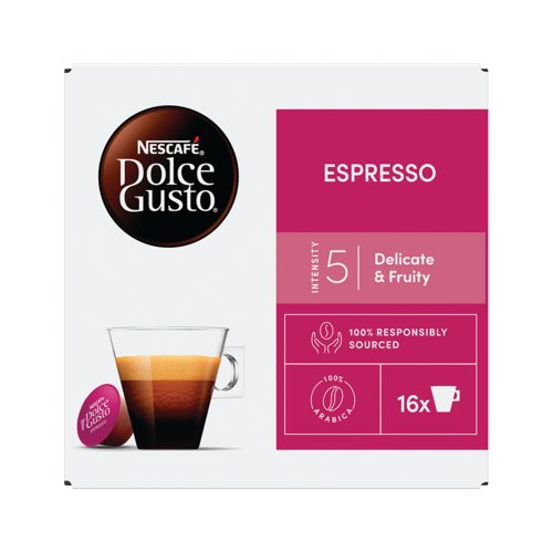 Nescafe Dolce Gusto Espresso Coffee Capsules (Pack of 48) 12423690