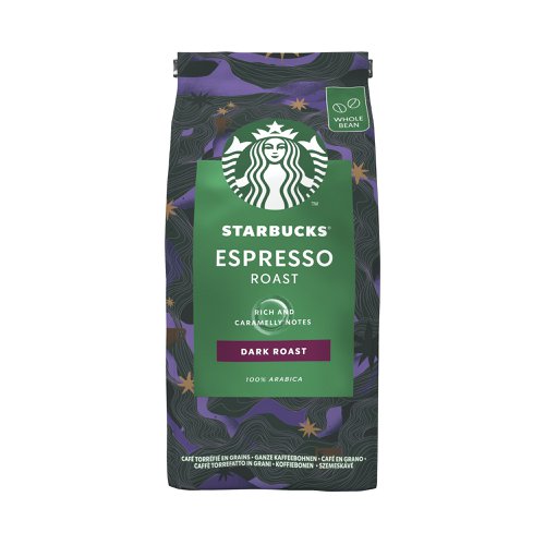 Starbucks Espresso Dark Roast Whole Bean Coffee 200g 12461186