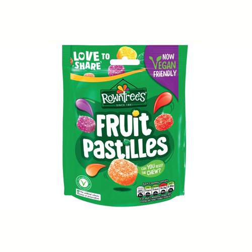 Nestle Rowntrees Fruit Pastilles Sweets Sharing Bag 143g 12534250