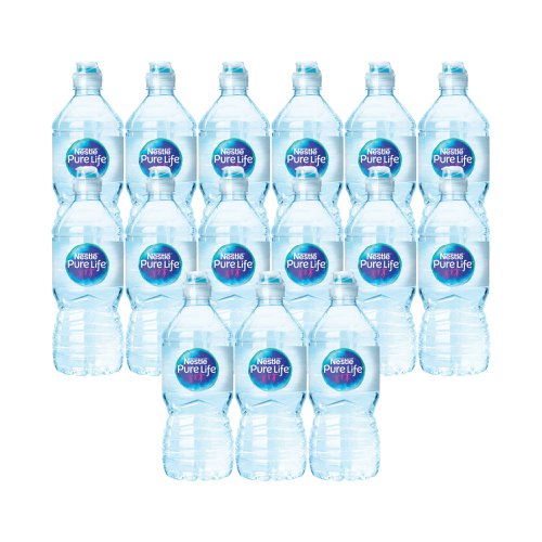 Nestle Pure Life Water 75cl Bottle Sport Cap (Pack of 15) 12519300