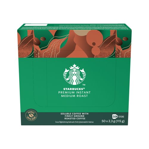 Starbucks Medium Roast Premium Instant Coffee Sachets (Pack of 50) 12604428