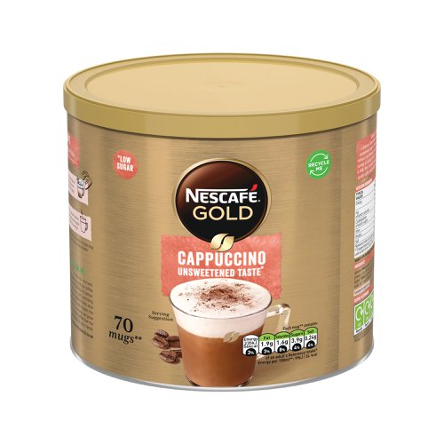 Nescafe Gold Cappuccino Unsweetend Taste Instant Coffee 1Kg 12405010