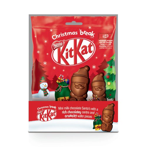 Nestle KitKat Mini Pouch Santa 55g 12479536