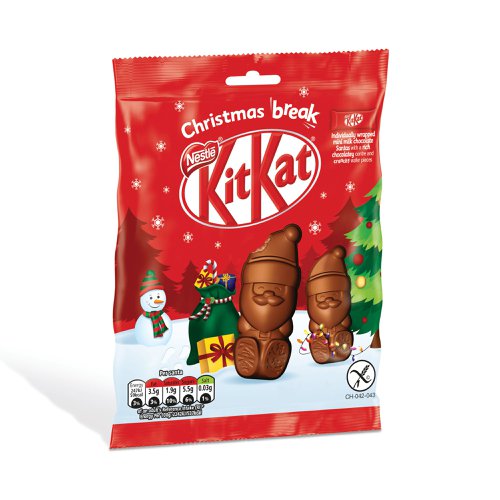 Nestle KitKat Mini Pouch Santa 55g 12479536