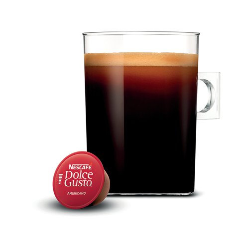 Nescafe Dolce Gusto Americano Coffee 3x16 Pods 136g (Pack of 48) 12528219