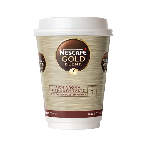 Nescafe and Go Gold Blend Black Coffee (Pack of 8) 12495375