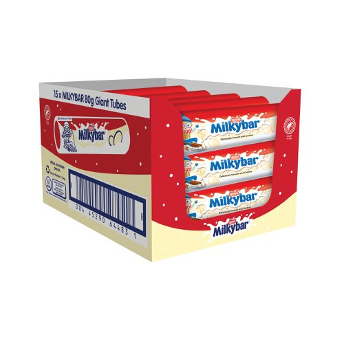 Nestle Milkybar White Chocolate Buttons Giant Tube 80g 12549434