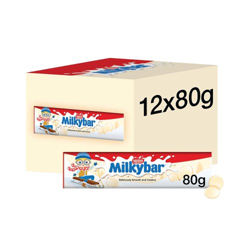 Nestle Milkybar White Chocolate Buttons Giant Tube 80g 12549434