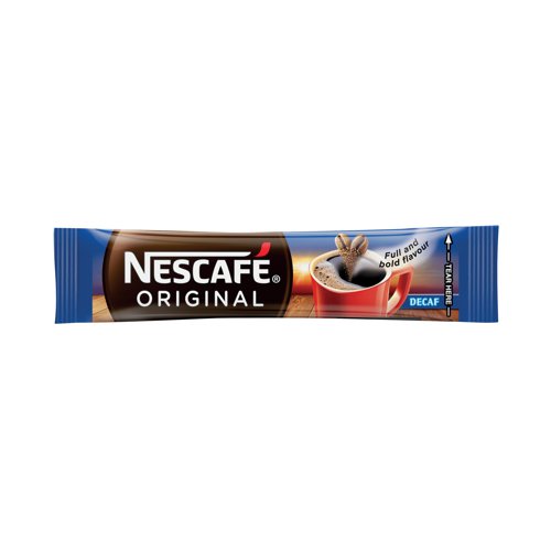 Nescafe Decaffeinated One Cup Sticks Coffee Sachets (Pack of 200) 12315595 NL72758