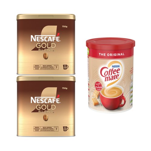 Buy 2 Tins of Gold Blend 750g Get FOC Coffee Mate 550g