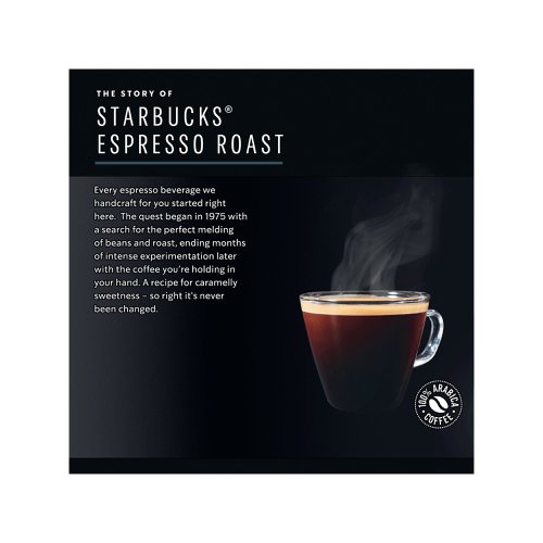 Nescafe Dolce Gusto Starbucks Espresso Roast Coffee 66g (Pack of 36) 12538344