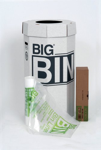 This heavy duty Acorn Big Bin is supplied flat packed for ease of storage and quick assembly. The bin has an extra large 160 litre capacity for waste paper and cardboard, ready for easy recycling. The environmentally friendly bin is made from 80% recycled material. Each bin measures 457x457x914mm. This pack contains 5 bins.