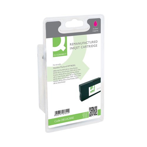 Q-Connect Remanufactured Inkjet Cartridge High Yield Magenta For HP 3JA28AE RM-QC-6817-00