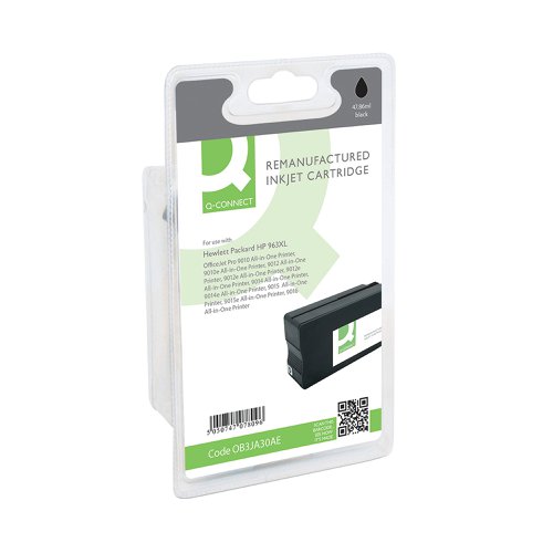 Q-Connect Remanufactured Inkjet Cartridge High Yield Black For HP 3JA30AE RM-QC-6815-00