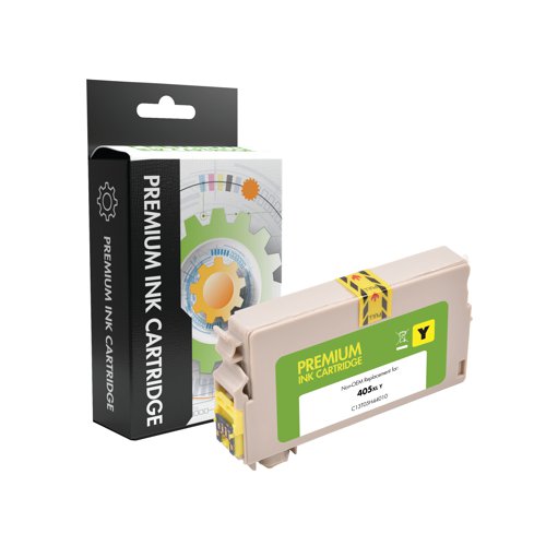 Q-Connect Epson C13T05H44010 Remanufactured Inkjet Cartridge High Yield Yellow C13T05H4-COMP