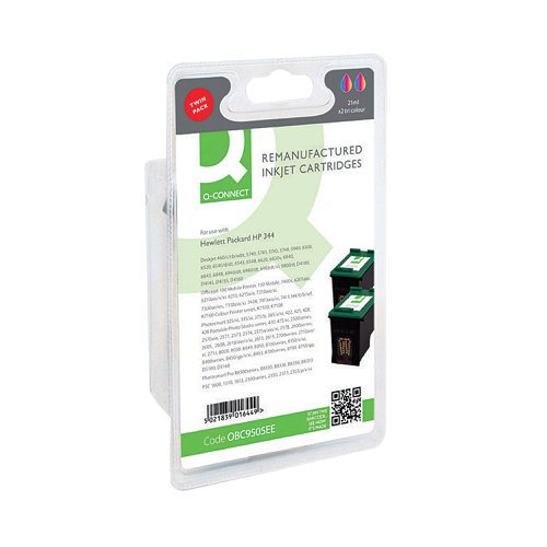 Q-Connect Remanufactured Inkjet Cartridge Tri-colour For HP C9505EE C9505EE-COMP