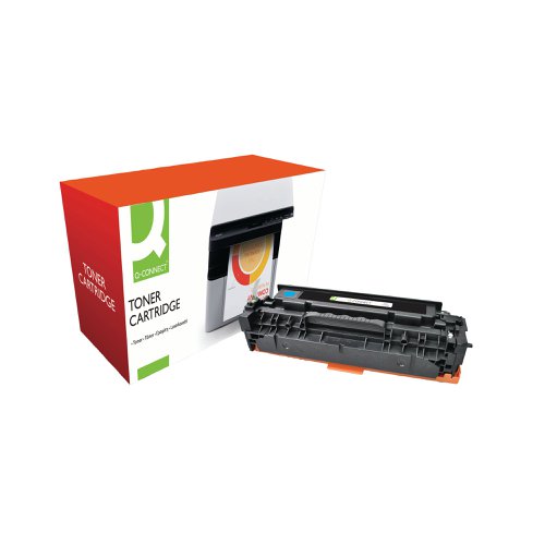 Q-Connect Compatible Toner Cartridge Cyan For HP CC531A CC531A-COMP