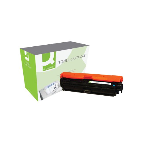 Q-Connect HP 307A Remanufactured Laser Toner Cartridge Cyan CE741A-COMP - VOW - OBCE741A - McArdle Computer and Office Supplies