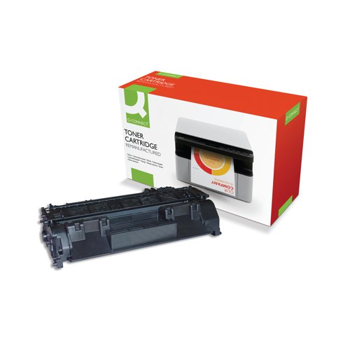 Q-Connect Compatible Toner Cartridge Black For HP CF280A CF280A-COMP