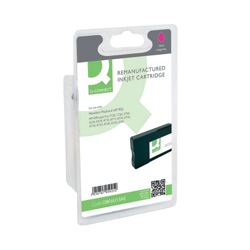 Q-Connect Remanufactured Inkjet Cartridge Magenta For HP F6U13AE F6U13AE-COMP