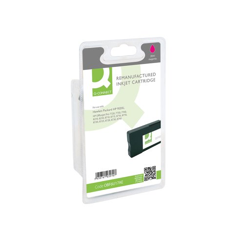 Q-Connect Remanufactured Inkjet Cartridge Magenta For HP F6U17AE F6U17AE-COMP