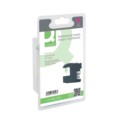 Q-Connect Brother LC223M Compatible Inkjet Cartridge Magenta LC223M-COMP