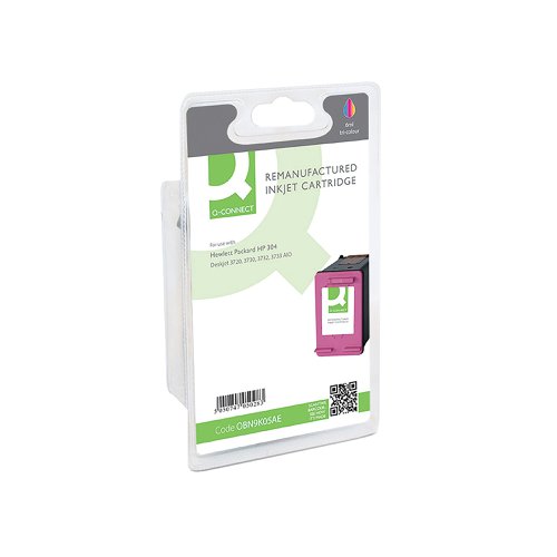 Q-Connect HP 304 Compatible Ink Cartridge Tri-Colour CMY N9K05AE-COMP