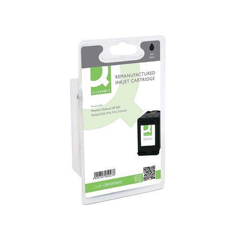 Q-Connect HP 304 Ink Cartridge Black N9K06AE-COMP