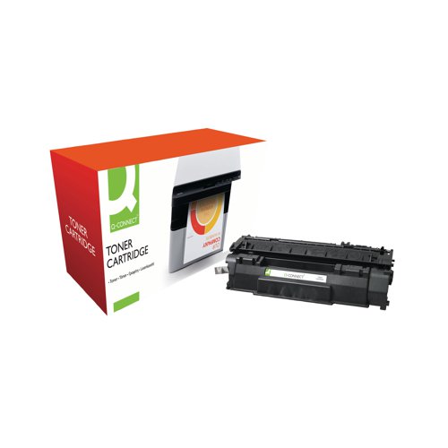 Q-Connect Compatible Toner Cartridge Black For HP Q7553A Q7553A-COMP