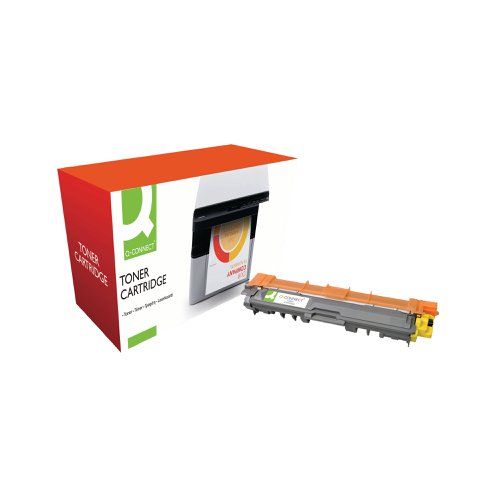 Q-Connect Compatible Solution Brother TN241Y Toner Cartridge Yellow TN241Y-COMP 1400 Page Yield