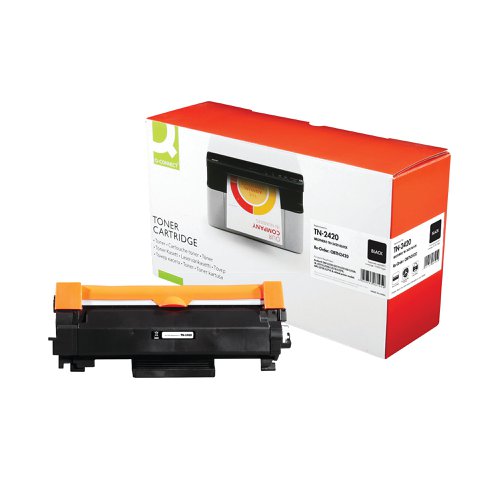 Q-Connect Brother TN-2420 Remanufactured Toner Cartridge Black TN-2420-COMP