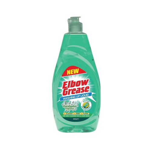 Elbow Grease Washing Up Liquid Eucalyptus 450ml (Pack of 12) EG341