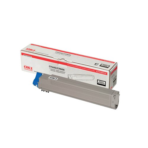 Oki C9600 15K Toner Cartridge High Yield Black 42918916