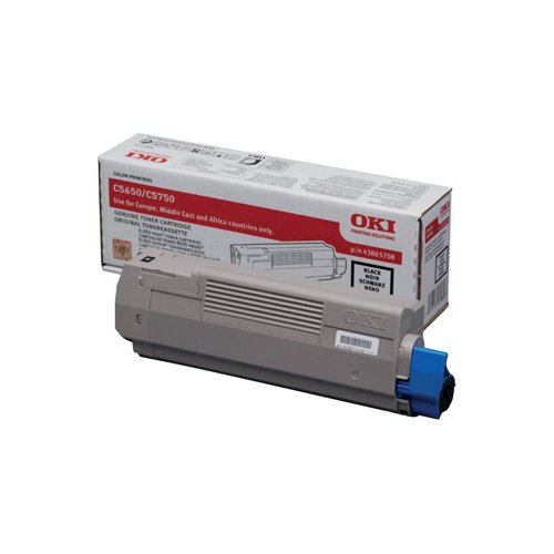 Oki Black Toner Cartridge (8 000 Page Capacity) 43865708