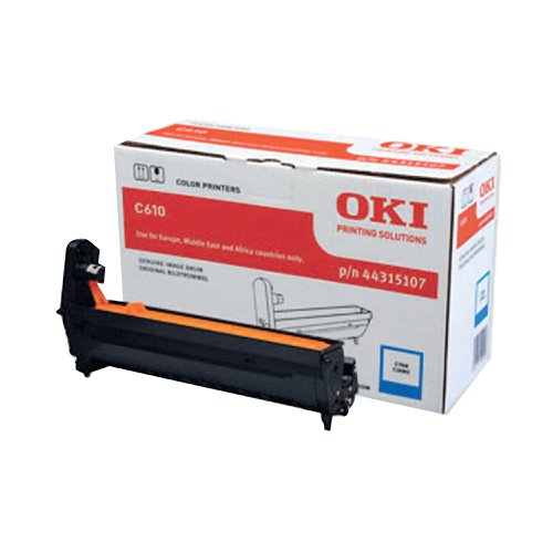 Oki C610 20K Image Drum Cyan 44315107 | Oki Systems